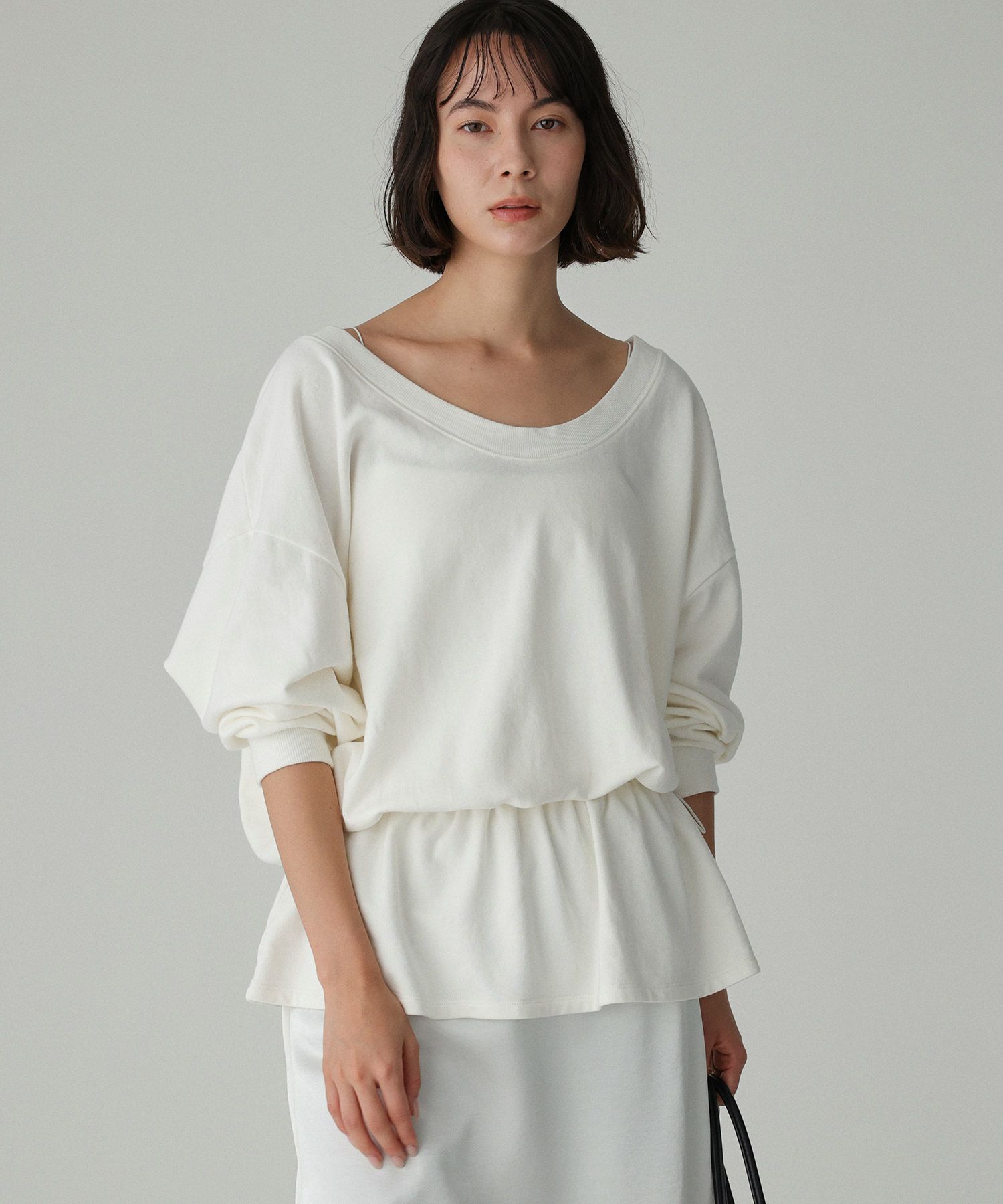 BABYLONE「【手洗い可】ドロストリラクシースウェット」|スウェット・ジャージ|