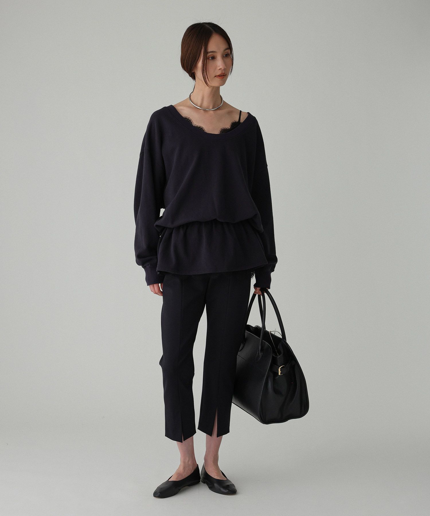 BABYLONE「【手洗い可】ドロストリラクシースウェット」|スウェット・ジャージ|