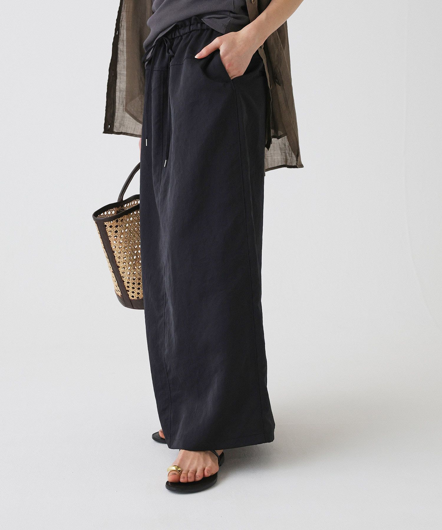 BABYLONE「ドロストナロースカート」|スカート|