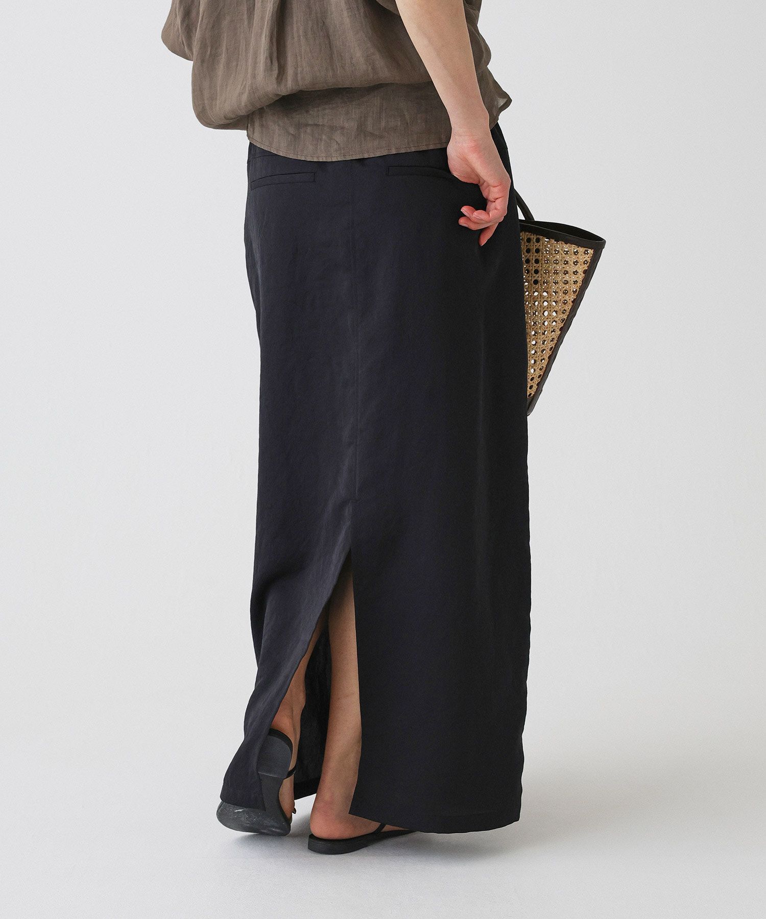 BABYLONE「ドロストナロースカート」|スカート|