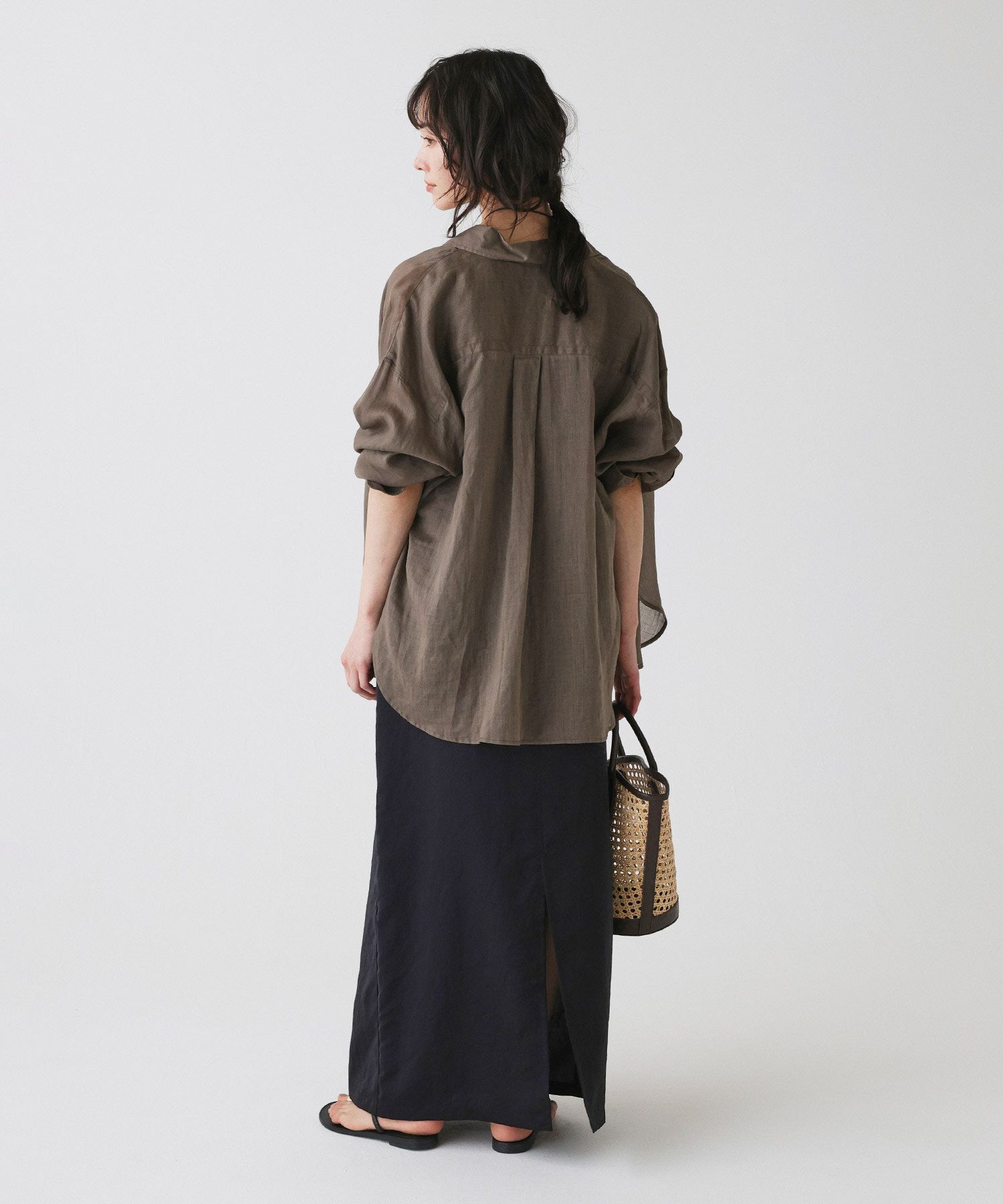 BABYLONE「ドロストナロースカート」|スカート|