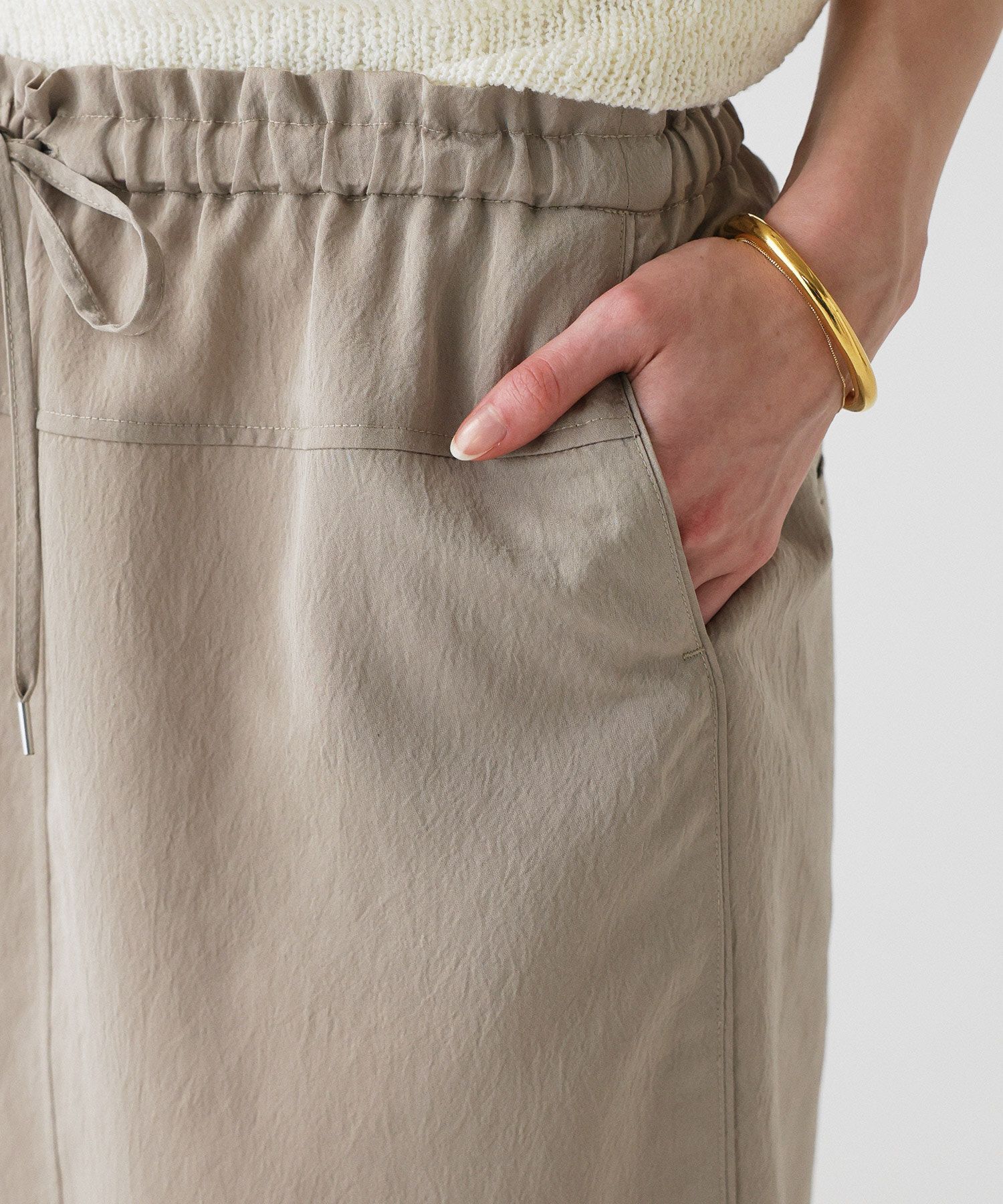 BABYLONE「ドロストナロースカート」|スカート|