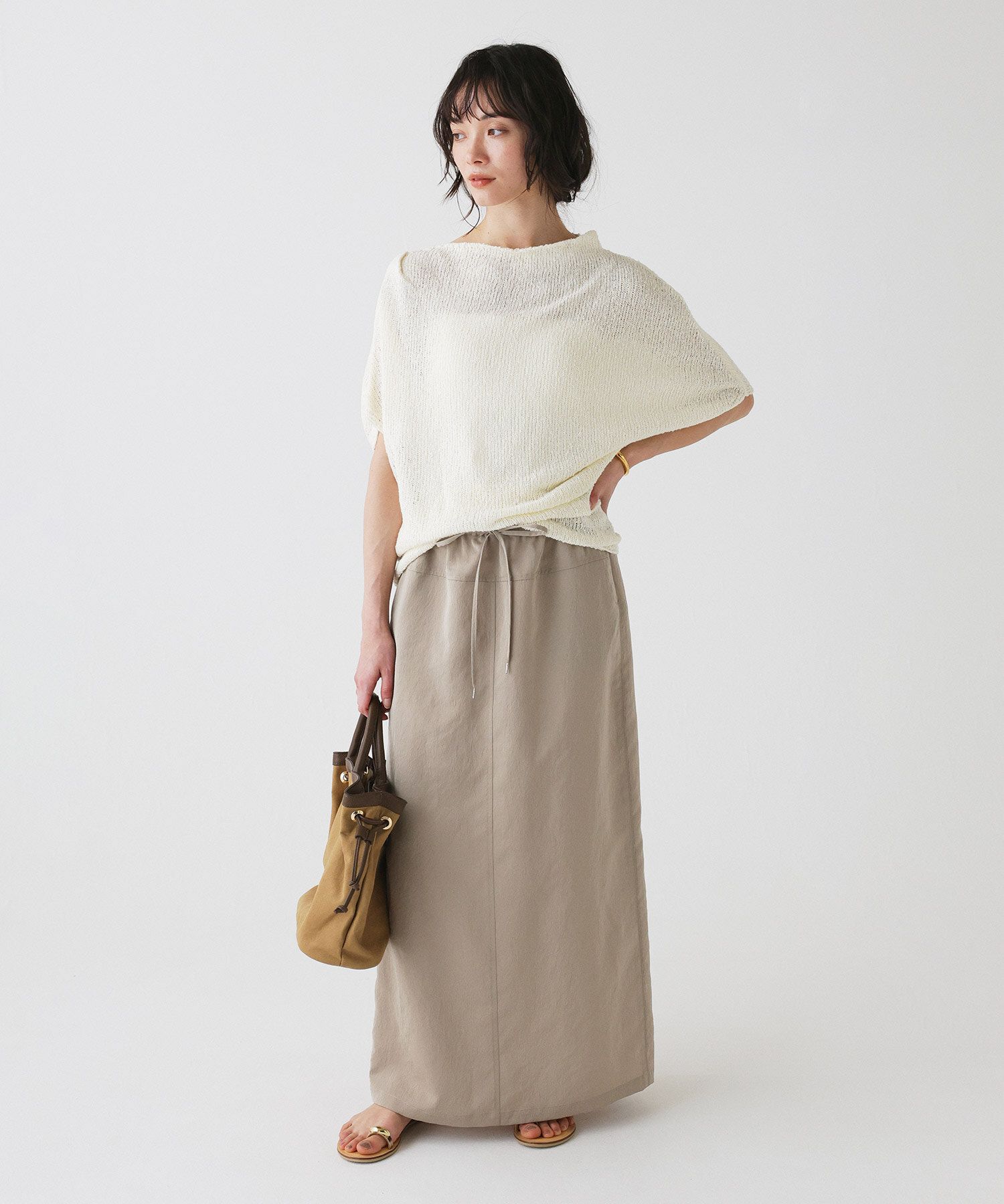 BABYLONE「ドロストナロースカート」|スカート|