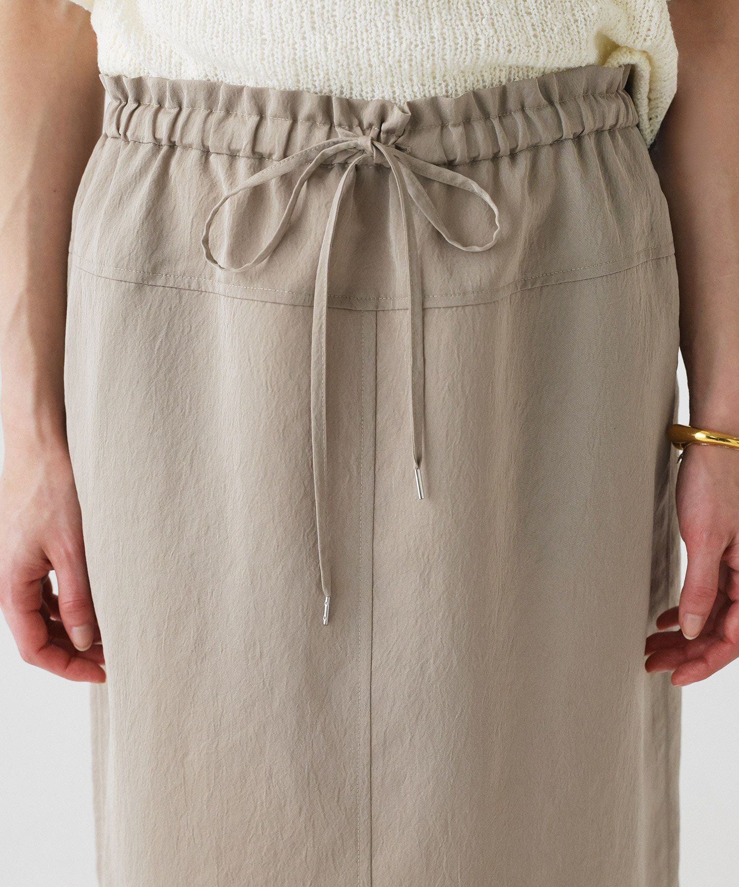 BABYLONE「ドロストナロースカート」|スカート|