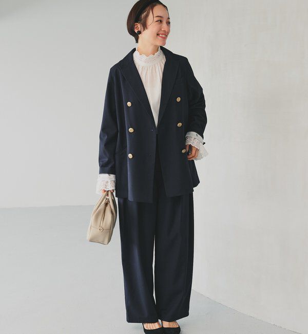  「【セットアップ対応】TRダブルデザインテーラードジャケット」|テーラードジャケット|