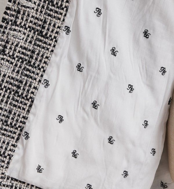  「アソートツィードノーカラージャケット」|テーラードジャケット|