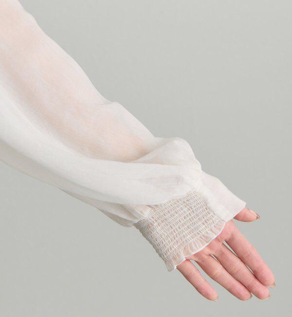  「シアーリボンタイ2WAYブラウス」|シャツ・ブラウス|