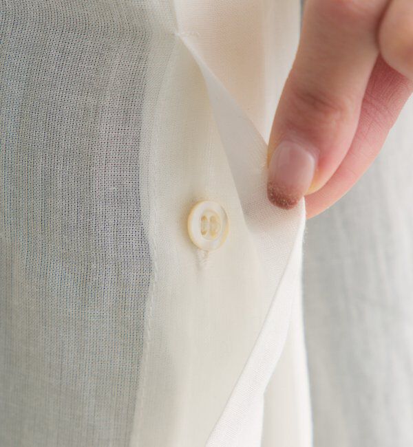  「シアーリボンタイ2WAYブラウス」|シャツ・ブラウス|