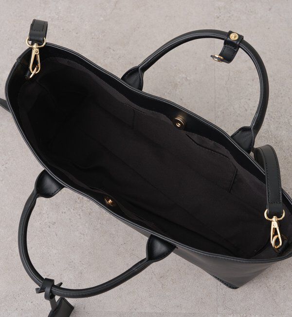  「フェイクレザー2WAYワイドBAG」|ショルダー・メッセンジャー|