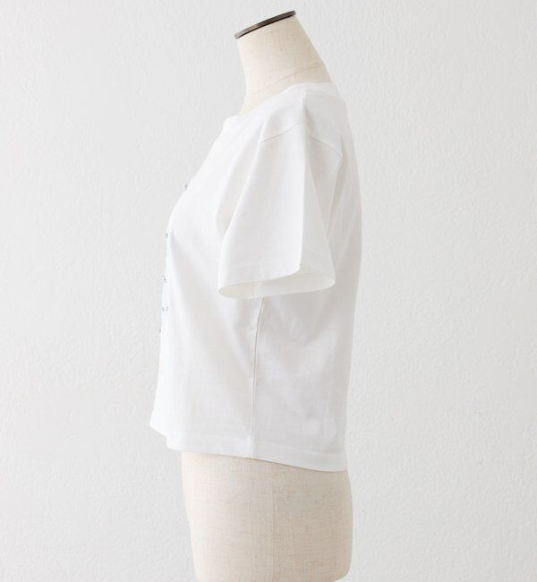  「ビジュー付ロゴアソートサスティナブルTシャツ」|プルオーバー|