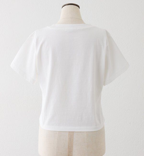  「ビジュー付ロゴアソートサスティナブルTシャツ」|プルオーバー|