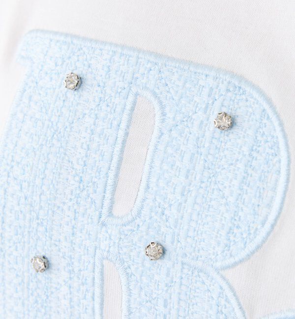  「ビジュー付ロゴアソートサスティナブルTシャツ」|プルオーバー|