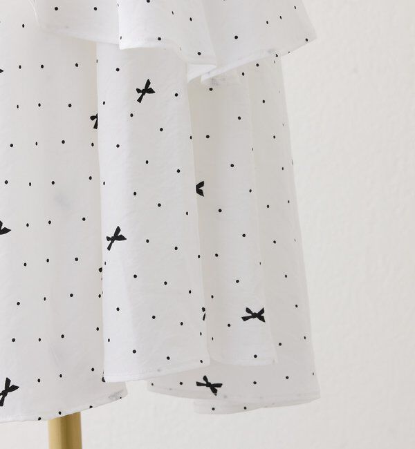  「【LouLoumei】肩リボンティアードロングワンピース」|その他|