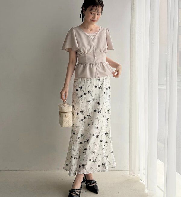  「【megumi企画】後ろレースアップスタイルアップブラウス」|シャツ・ブラウス|