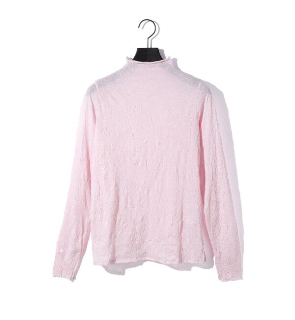 MIDIUMISOLID「MIDIUMISOLID for Ladies シアーハイネックインナー」|Tシャツ・カットソー|ピンク