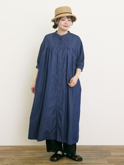 Samansa Mos2「【接触冷感】シャツワンピース ≪S/Mサイズ≫」|ワンピース|