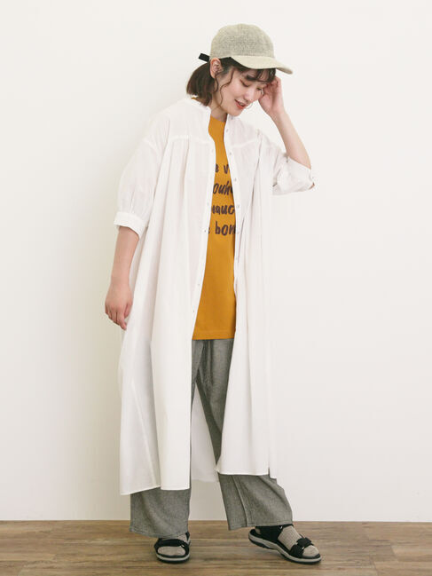 Samansa Mos2「【接触冷感】シャツワンピース ≪S/Mサイズ≫」|ワンピース|