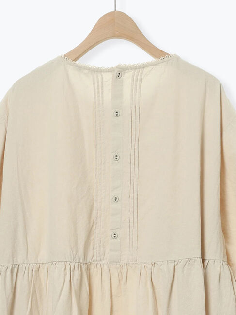 Samansa Mos2「胸元レース貼りワンピース」|ワンピース|