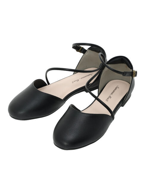 Samansa Mos2「ストラップセパレートシューズ」|その他|ブラック