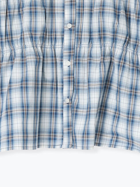 Samansa Mos2「シャーリングシャツ」|シャツ・ブラウス|