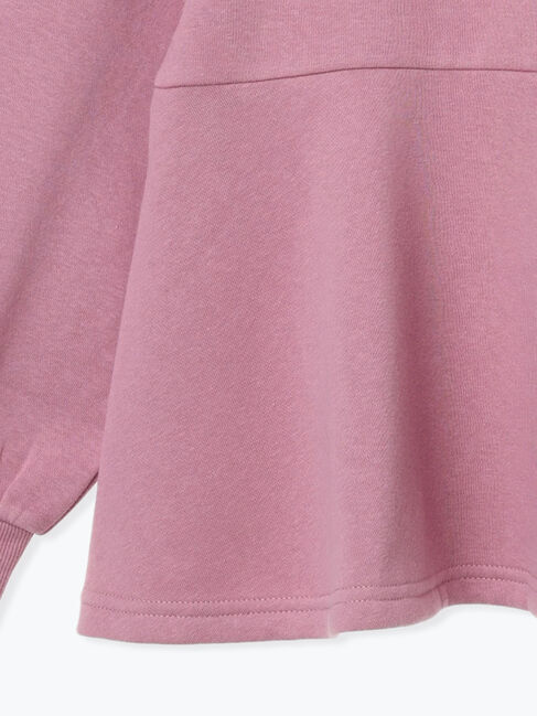 Samansa Mos2 Lagom「いちごさがら刺繍裏起毛トレーナー」|Tシャツ・カットソー|