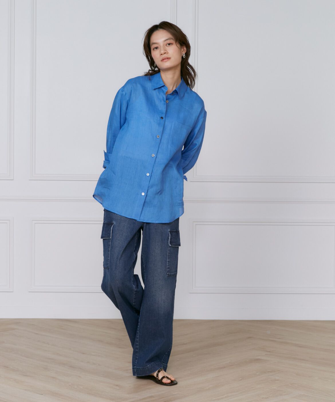 INED「《SUPERIOR CLOSET》別注カーゴデニム《Healthy DENIM》」|カーゴ|