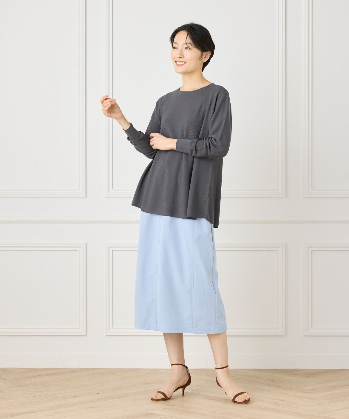 DAY by DAY it&rsquo;s international「ホールガーメントクルーネックニット《Cuoo》」|ニット・セーター|