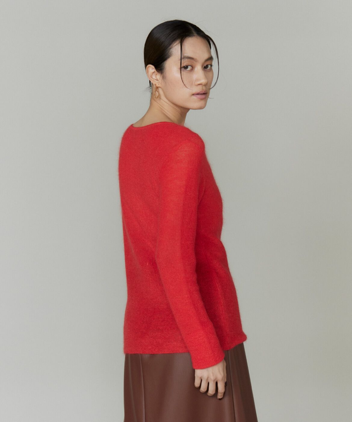 la veille by SUPERIOR CLOSET「シアーモヘアプルオーバー」|ニット・セーター|