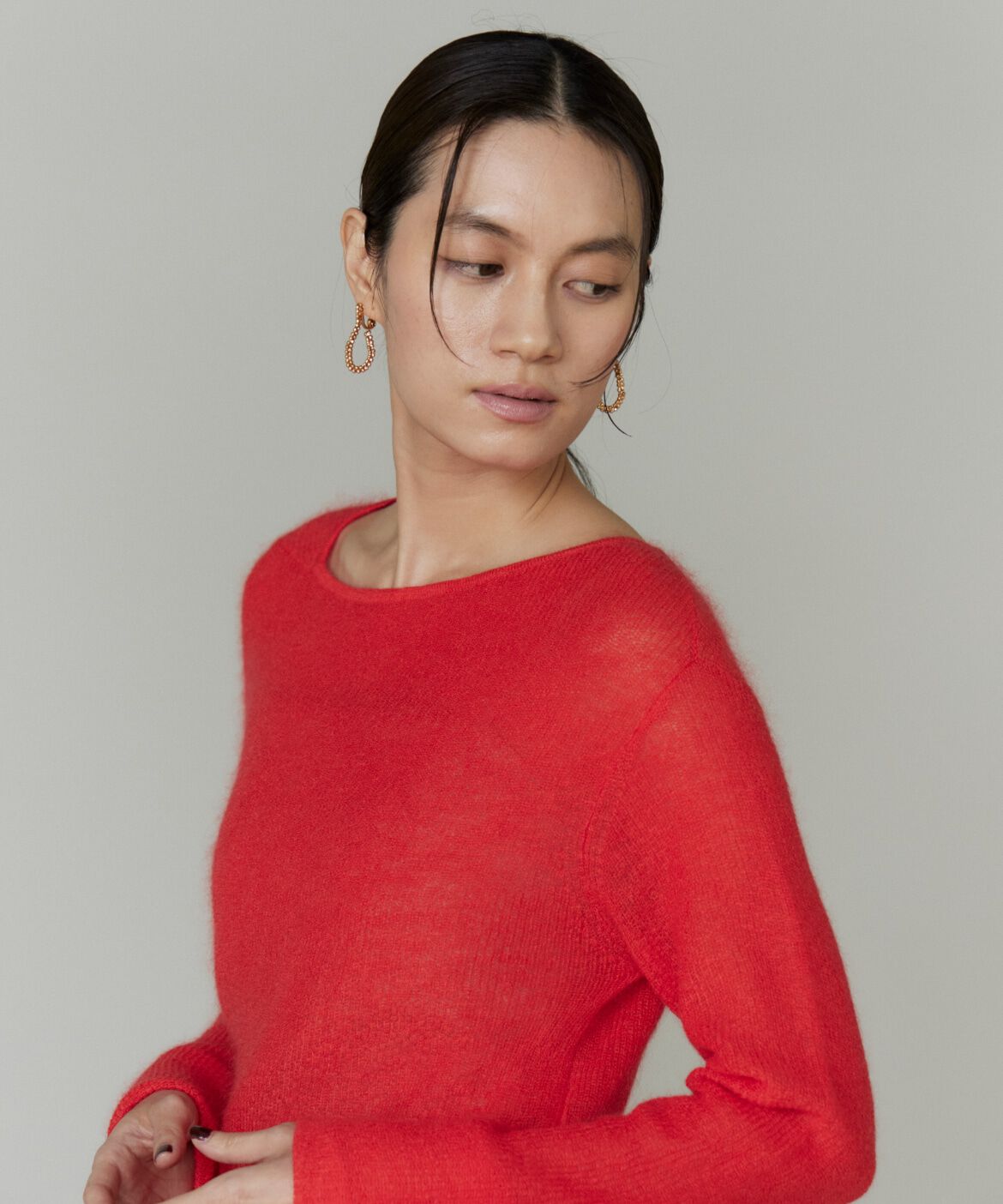 la veille by SUPERIOR CLOSET「シアーモヘアプルオーバー」|ニット・セーター|