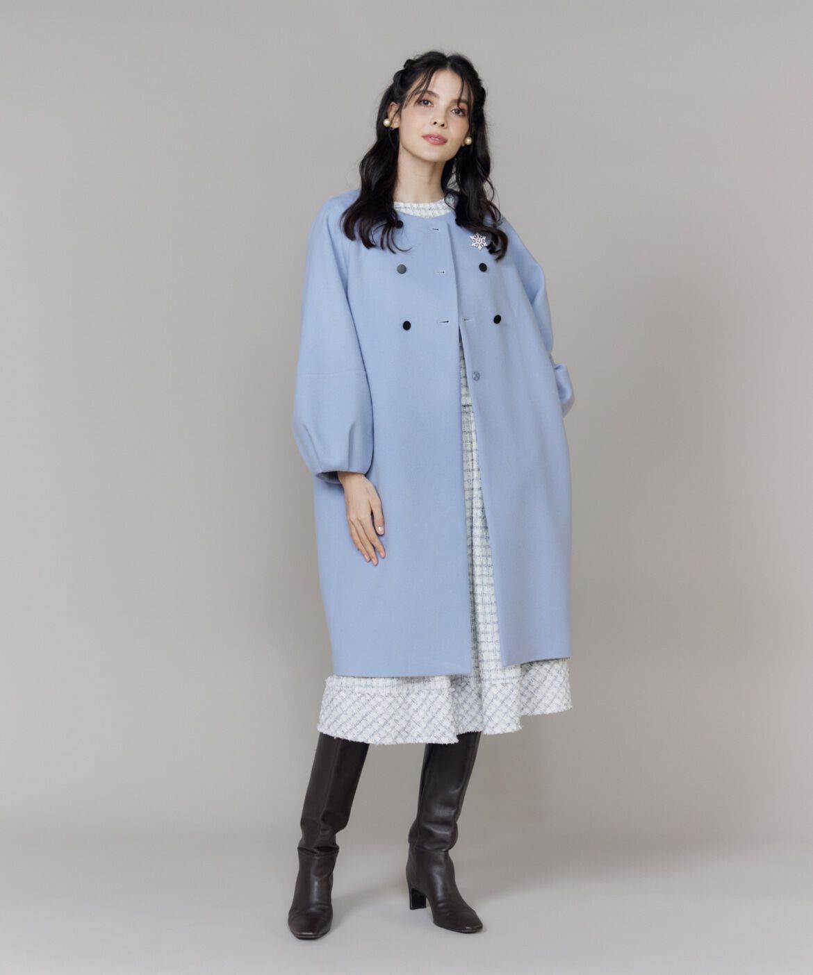 Maglie le cassetto「ダブル釦袖ボリュームコート」|その他|