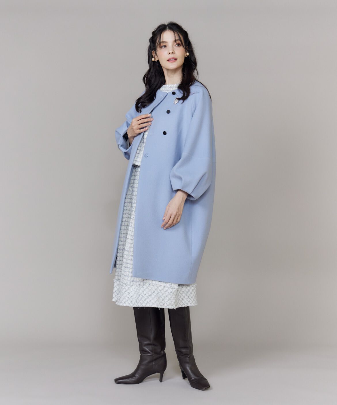 Maglie le cassetto「ダブル釦袖ボリュームコート」|その他|