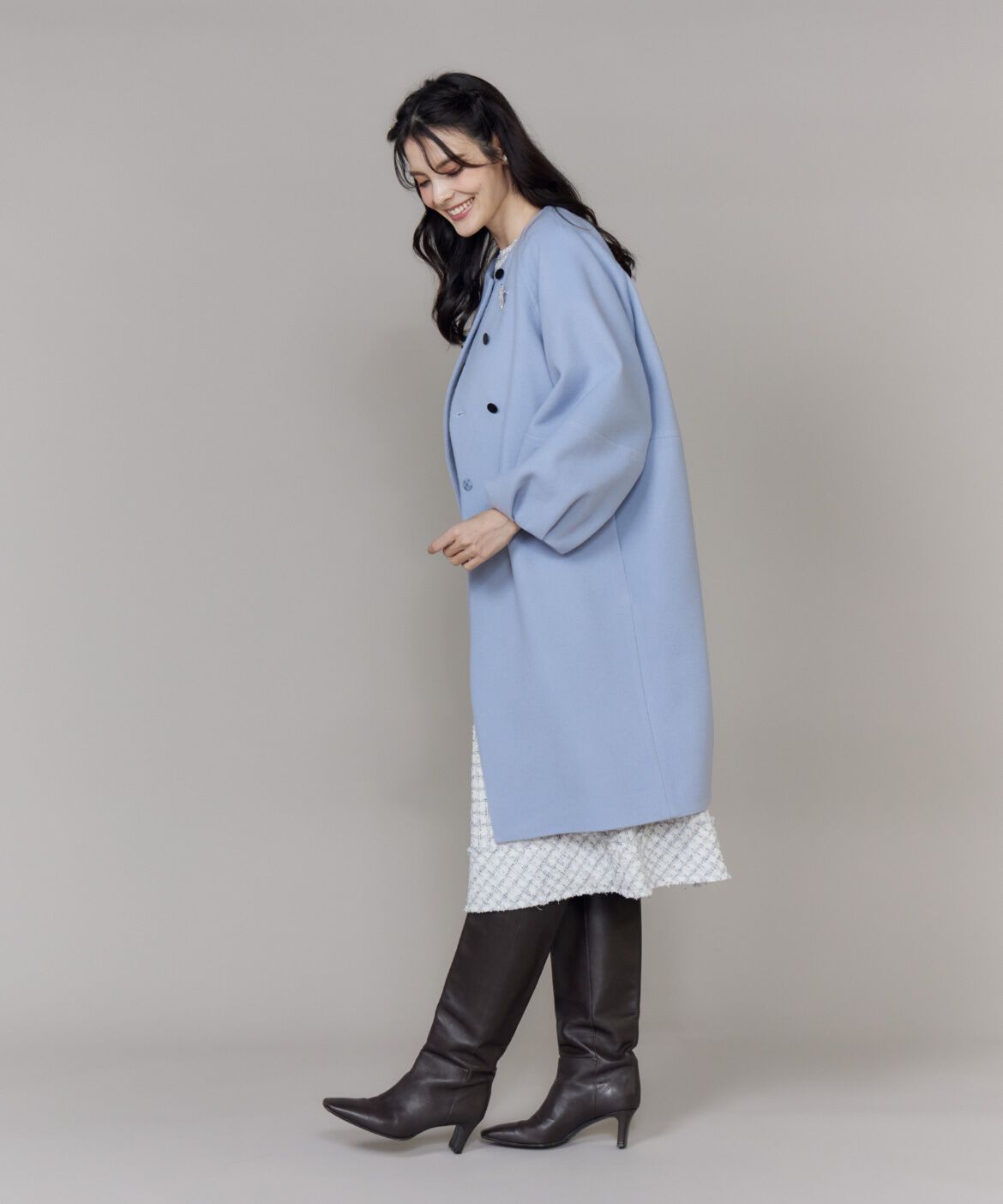 Maglie le cassetto「ダブル釦袖ボリュームコート」|その他|