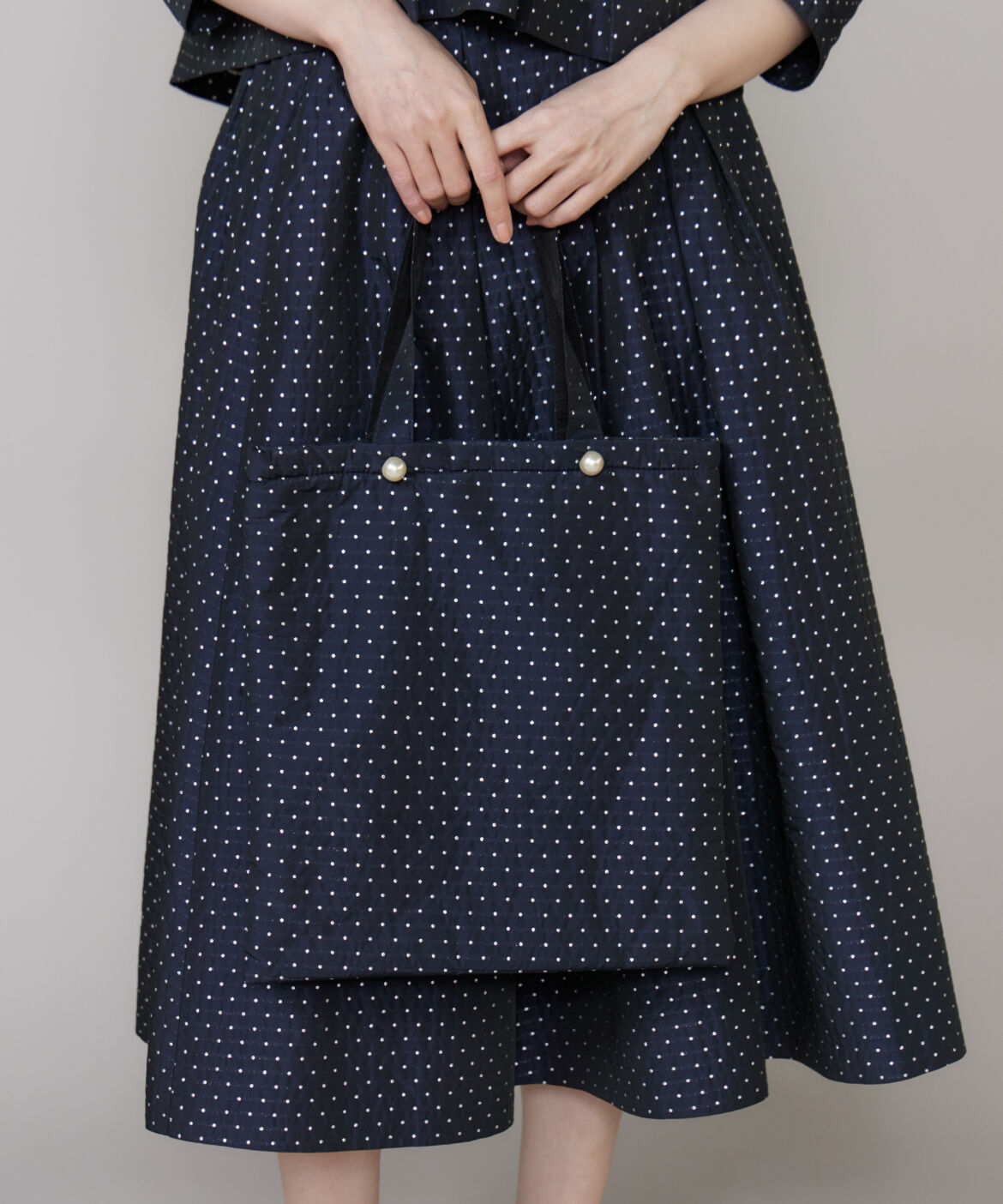 Maglie le cassetto「ラメドットジャガードトートバッグ」|その他|