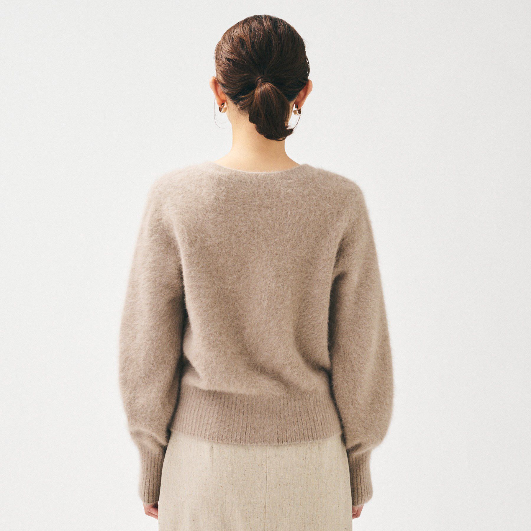 UNTITLED「【ふわふわニット/前後2WAY】フォックスカシミヤカーディガン」|カーディガン|