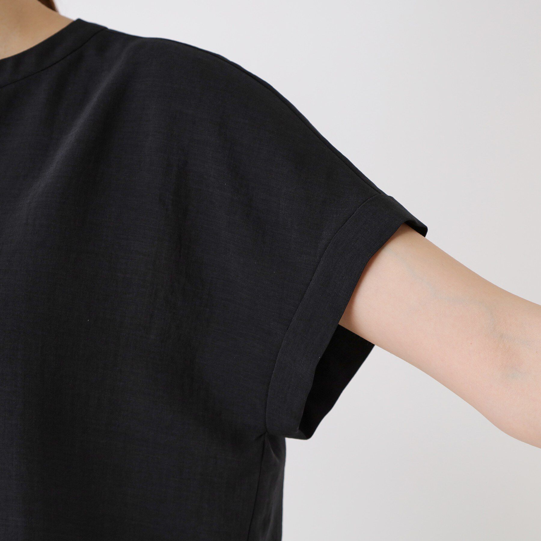 COUP DE CHANCE「【手洗い可／セットアップ可】キーネックブラウス」|シャツ・ブラウス|