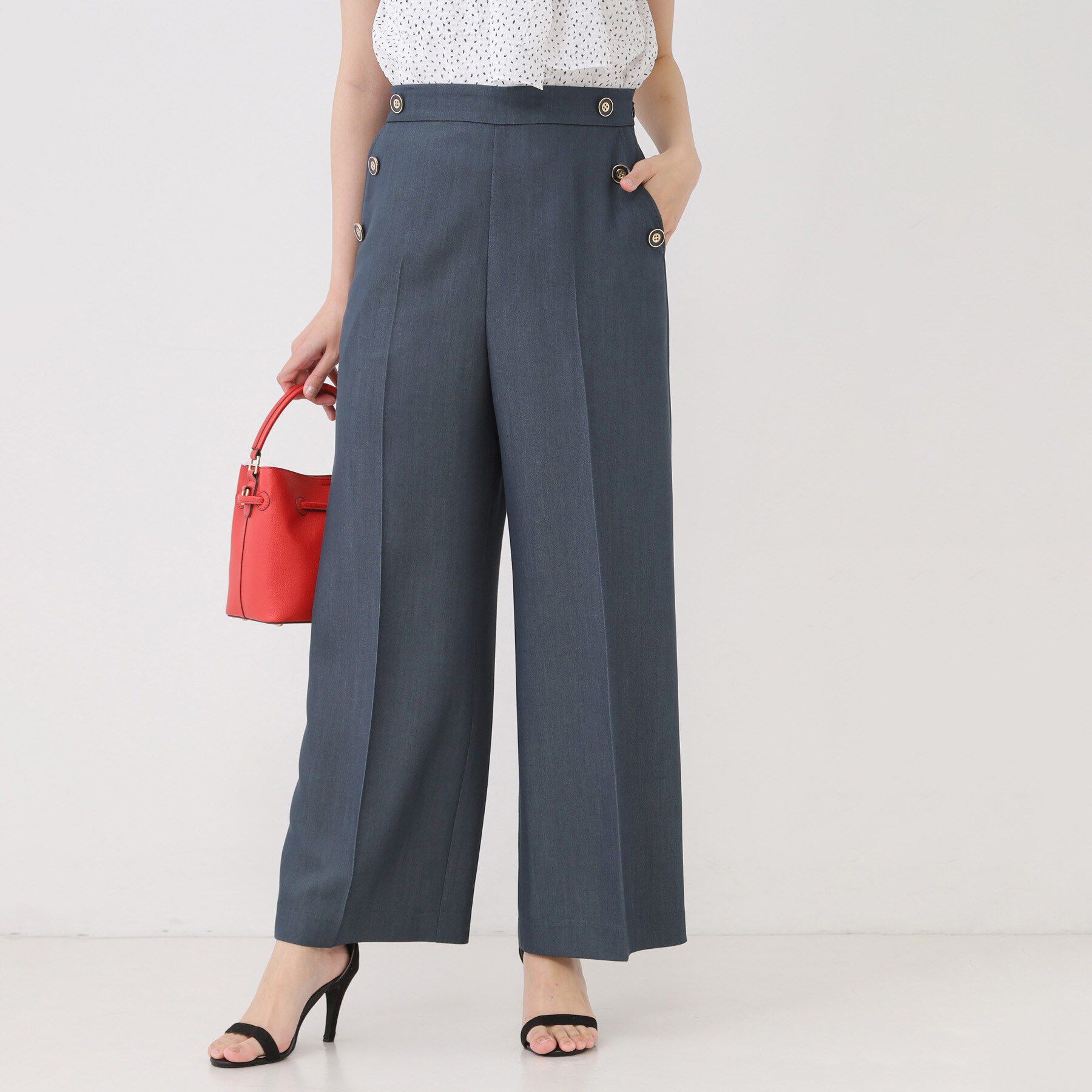 COUP DE CHANCE「【手洗い可／日本製】マリンパンツ」|その他|ネイビー(094)