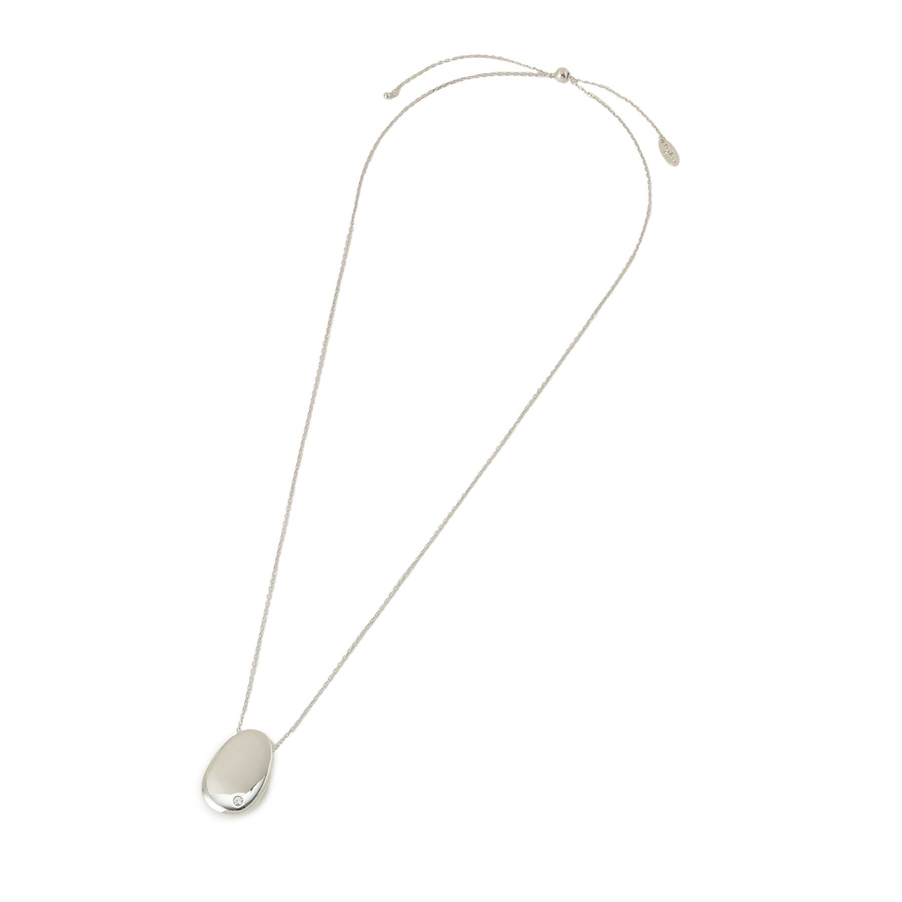 Reflect「【夏SALE／チェーン長さ調節可】エッグ型パーツネックレス」|ネックレス|