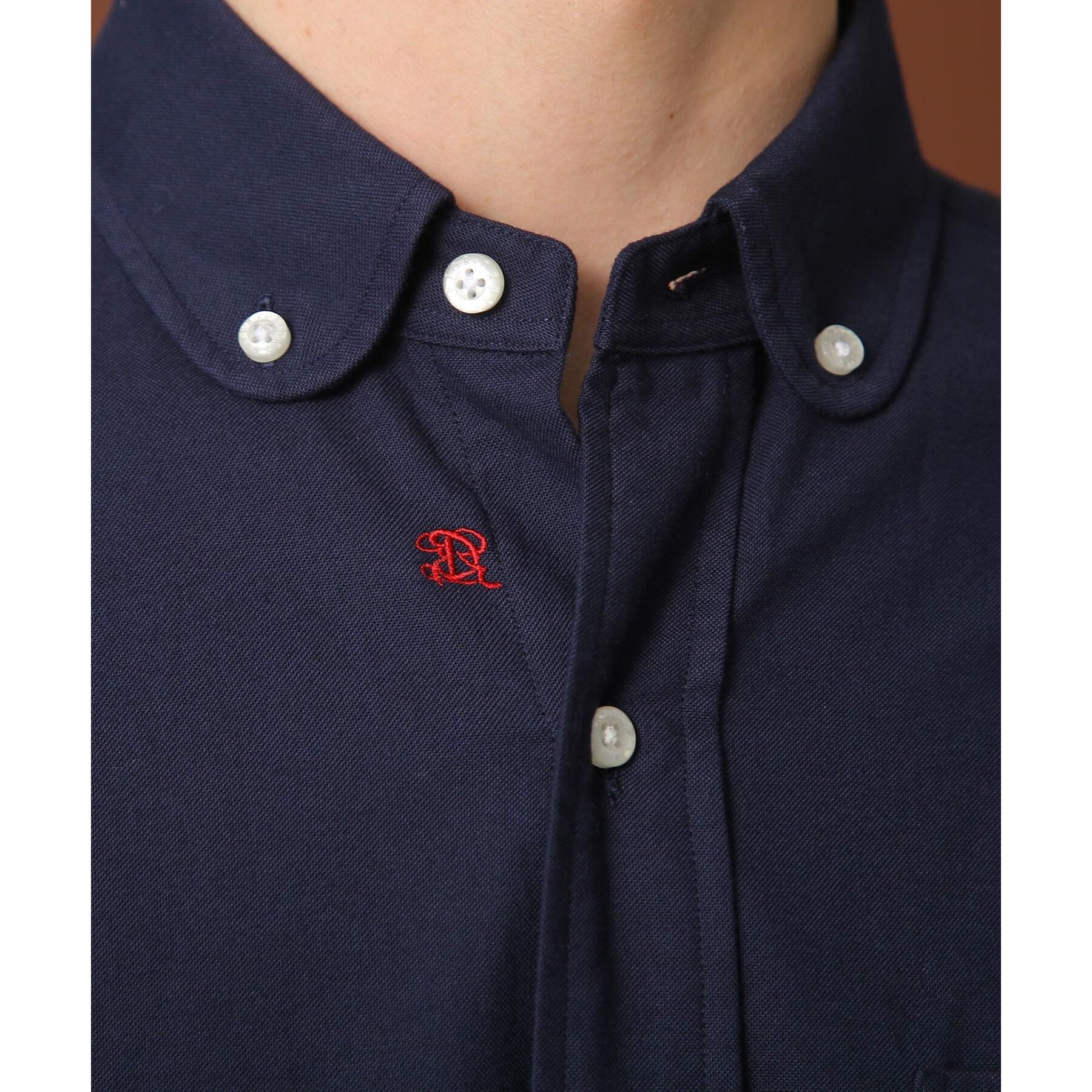 DRESSTERIOR「オックスフォード ラウンドカラーシャツ」|シャツ・ブラウス|