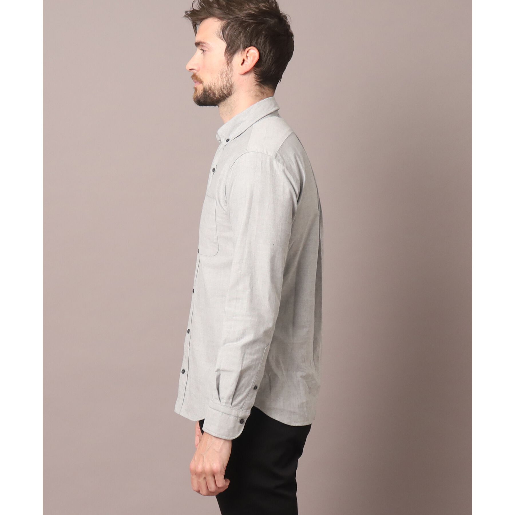 DRESSTERIOR「オックスフォード ラウンドカラーシャツ」|シャツ・ブラウス|