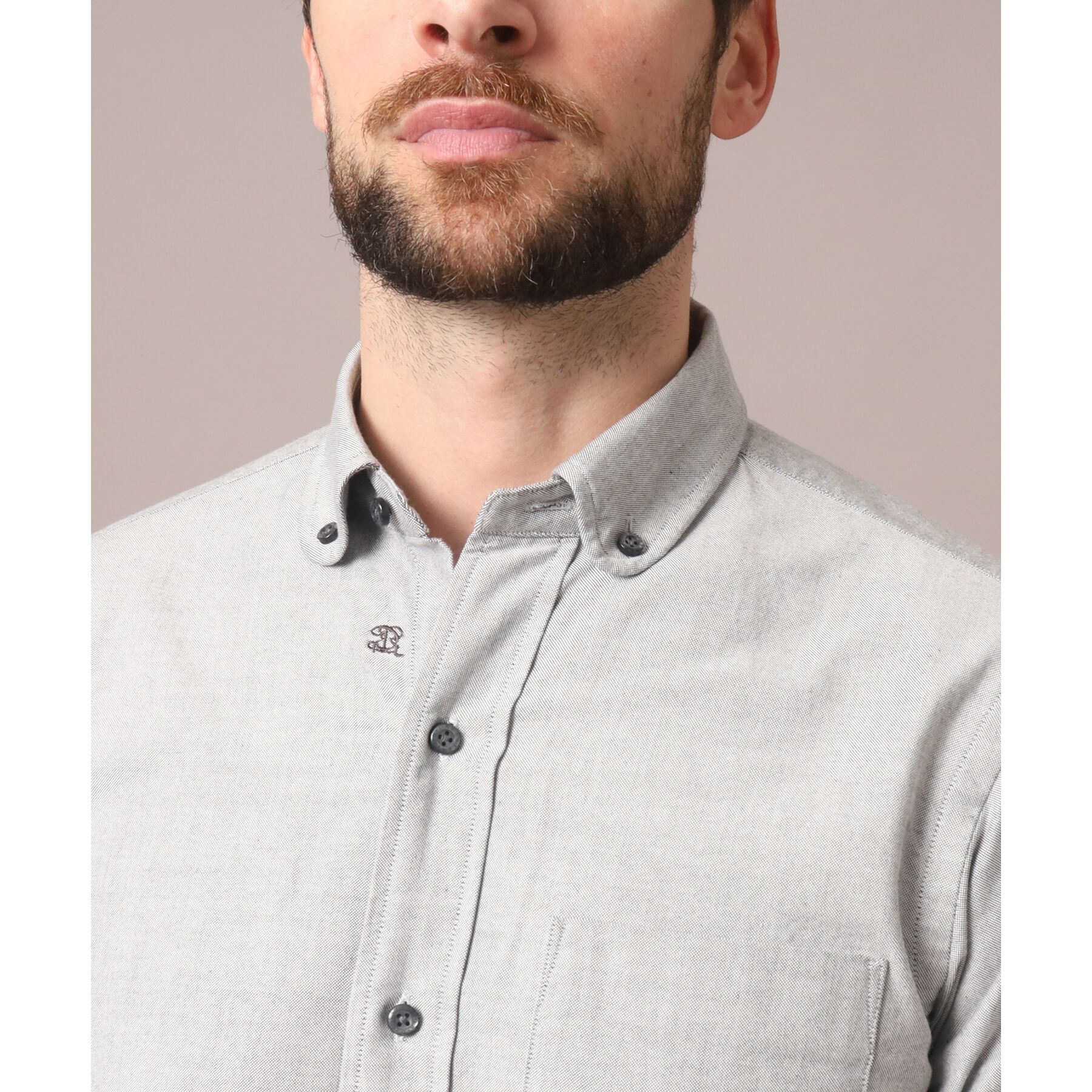 DRESSTERIOR「オックスフォード ラウンドカラーシャツ」|シャツ・ブラウス|