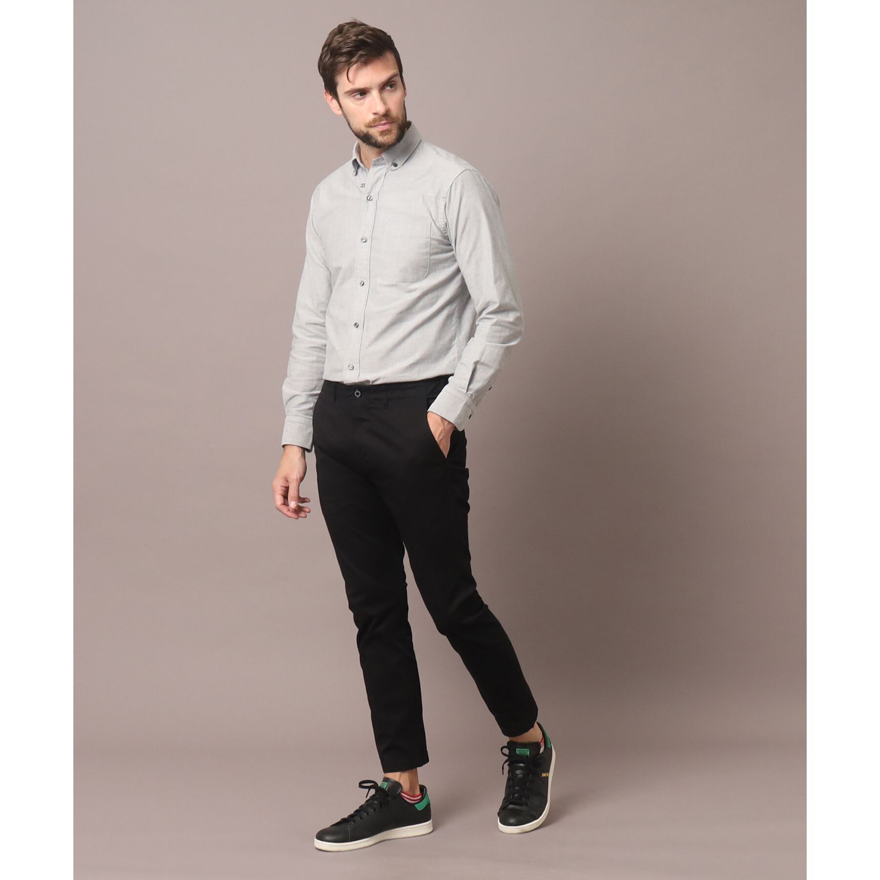 DRESSTERIOR「オックスフォード ラウンドカラーシャツ」|シャツ・ブラウス|