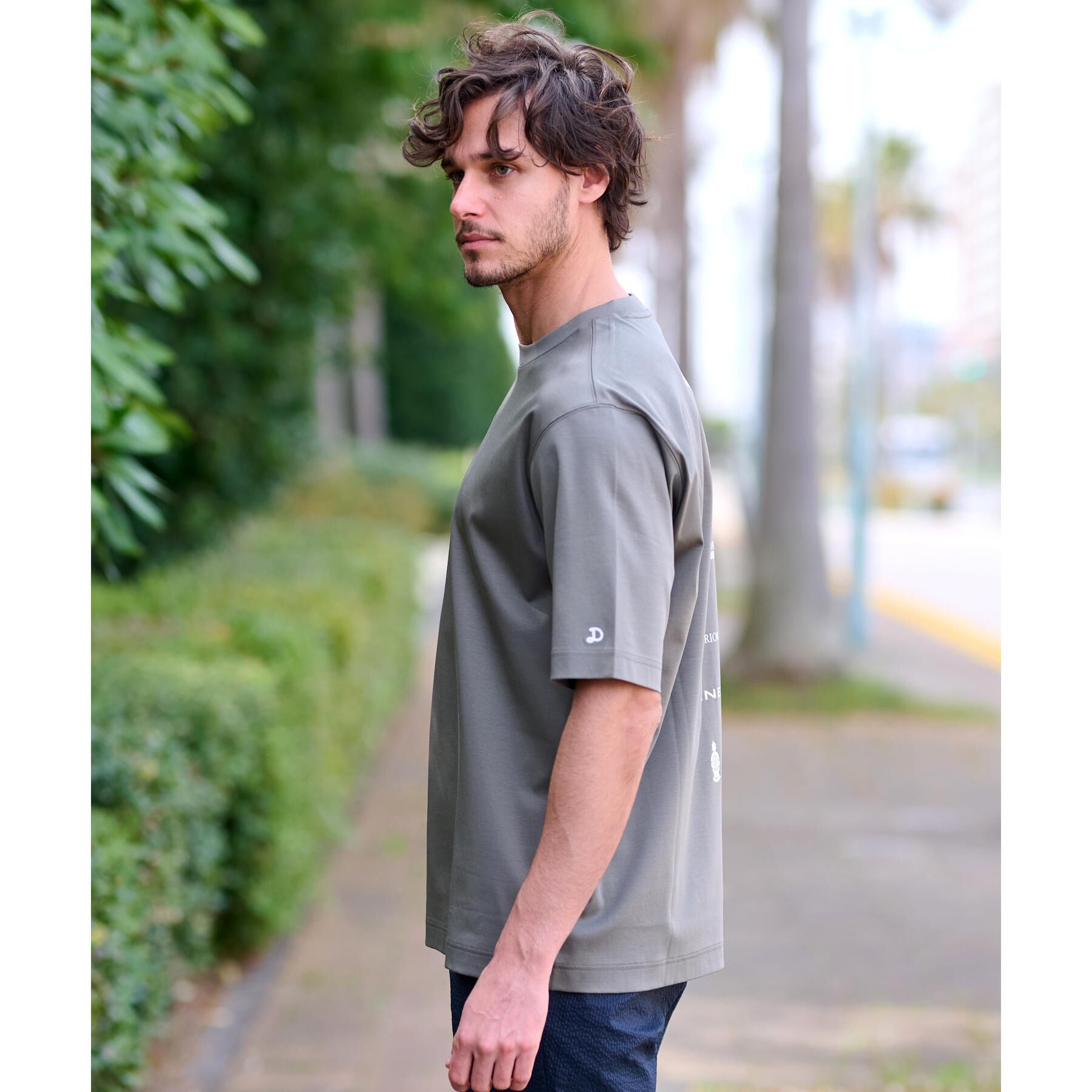 DRESSTERIOR「【接触冷感／抗菌防臭／消臭】ICE CLEAR COTTON NINEストリートTシャツ」|Tシャツ・カットソー|