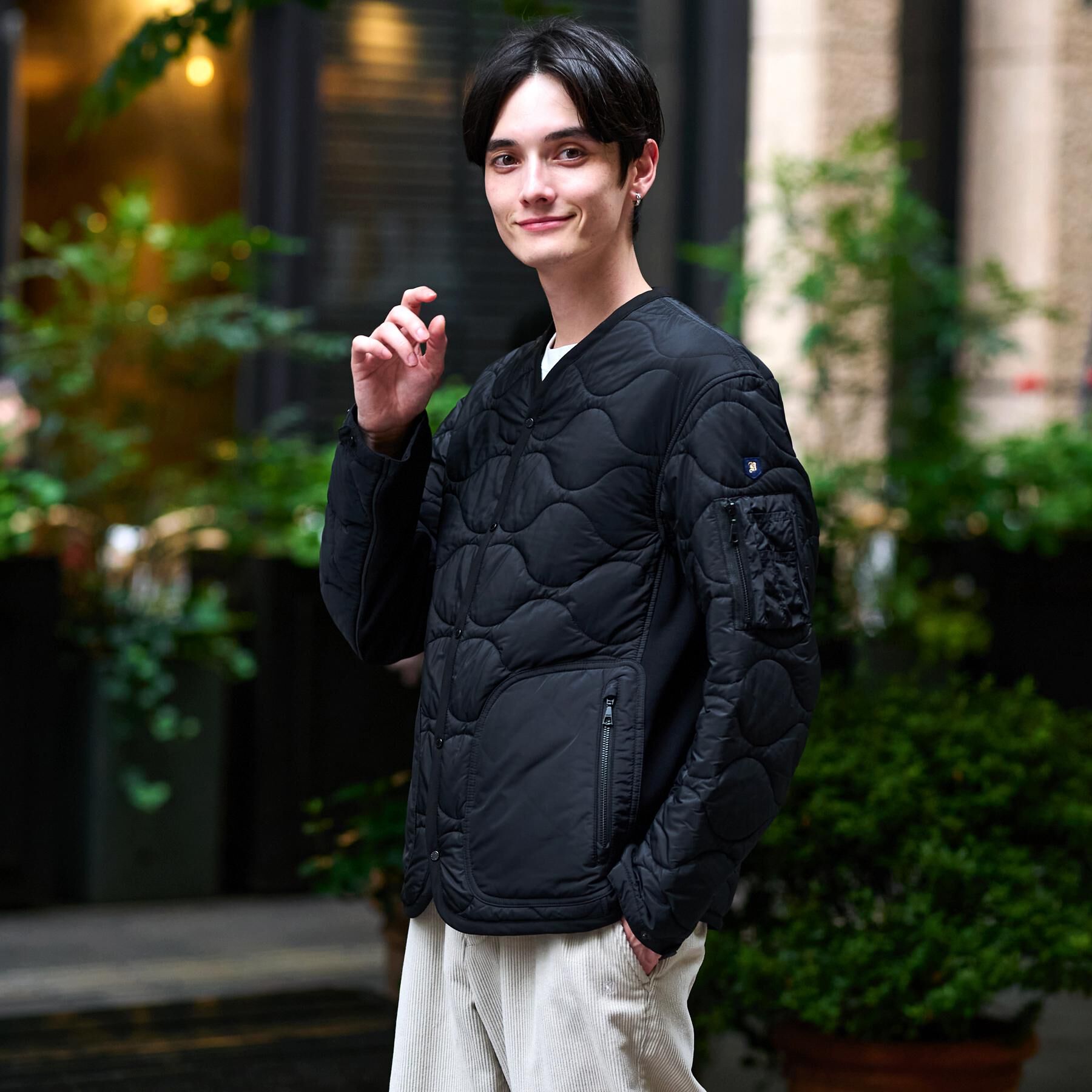 DRESSTERIOR「キルティング ライナージャケット」|ダウン|