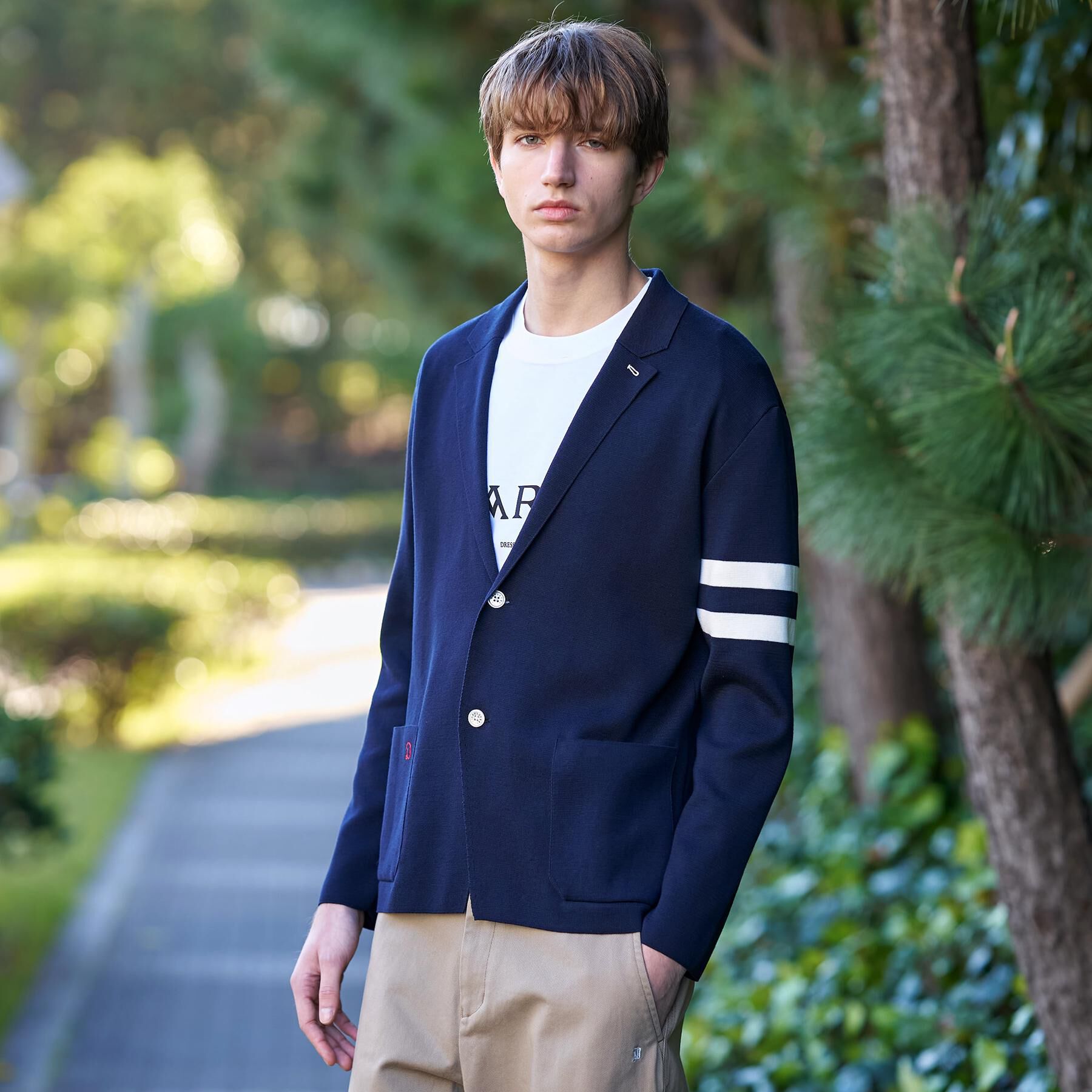 DRESSTERIOR「【ウォッシャブル】スプリング ニットジャケット」|カーディガン|