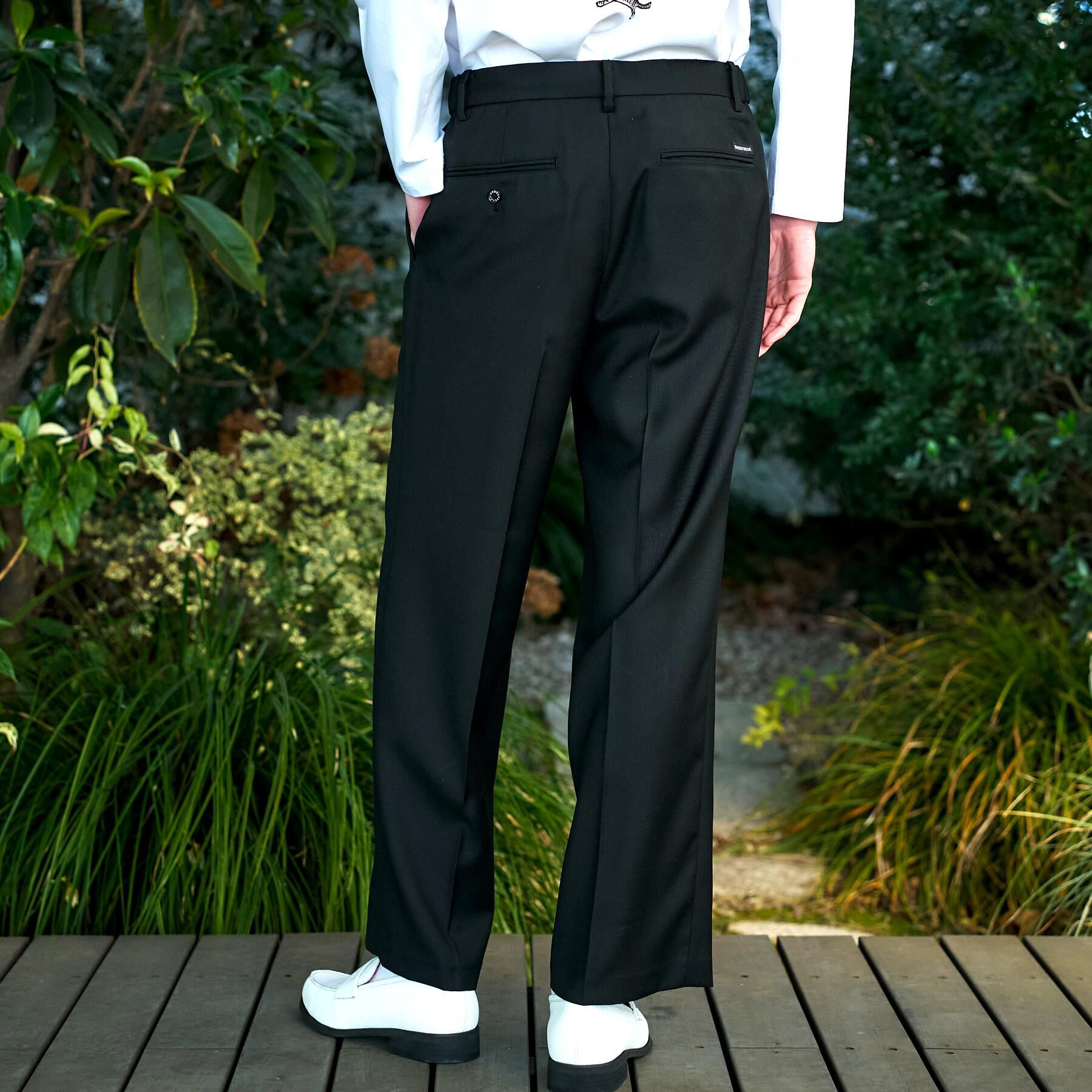 DRESSTERIOR「【ウォッシャブル】サイドゴア ワンタックワイドパンツ」|その他|