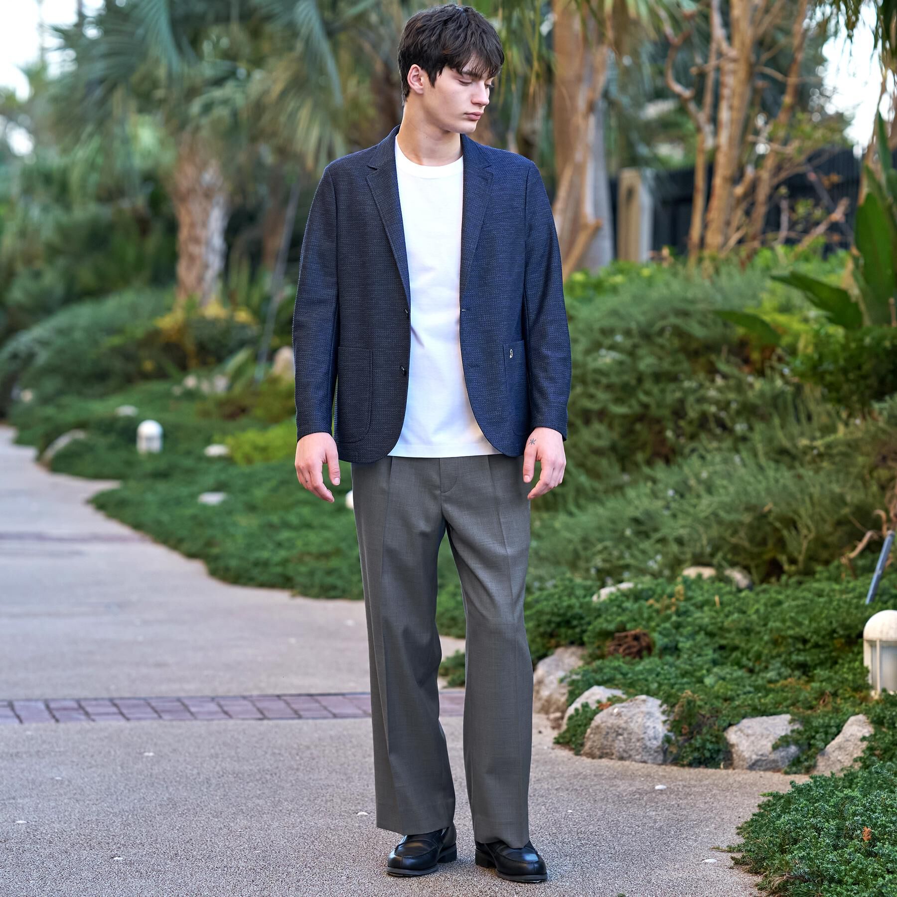 DRESSTERIOR「【ウォッシャブル】サイドゴア ワンタックワイドパンツ」|その他|