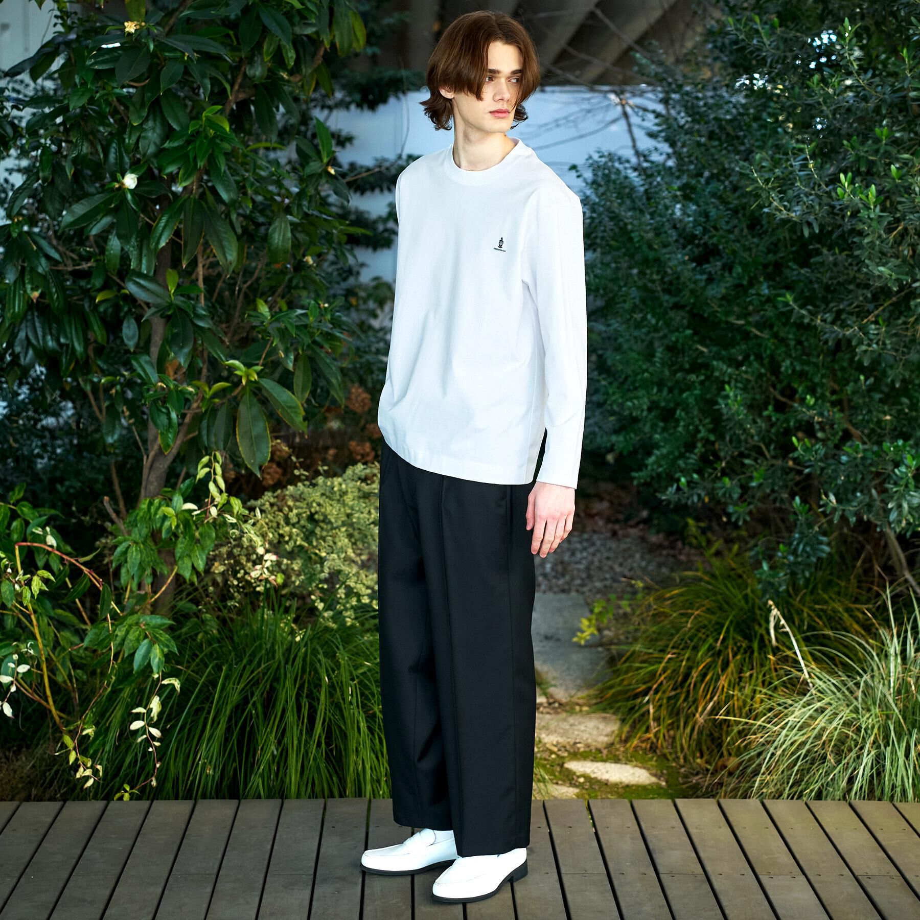 DRESSTERIOR「【ウォッシャブル】サイドゴア ワンタックワイドパンツ」|その他|