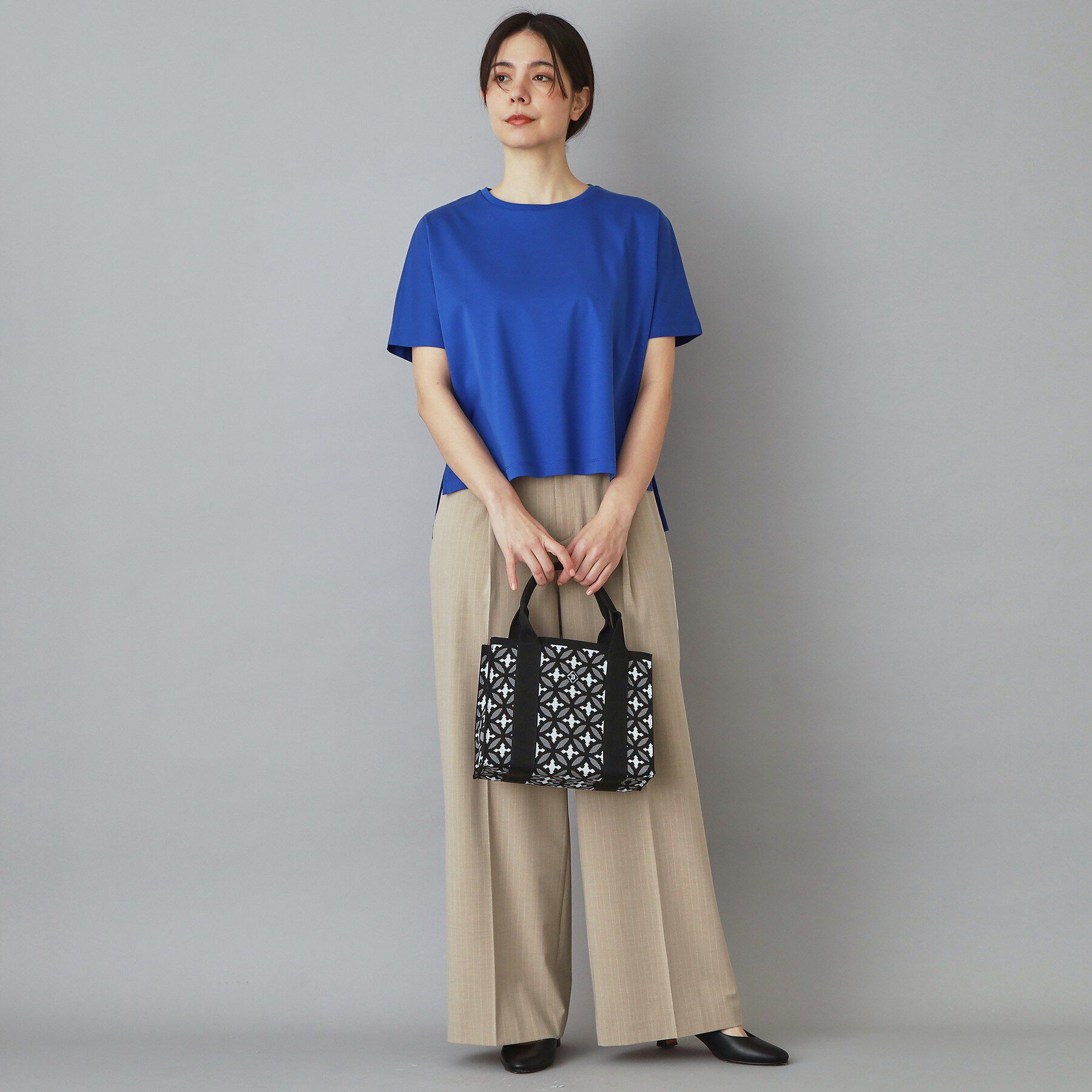 DRESSTERIOR「【接触冷感／抗菌防臭／消臭】アイスクリアコットンドルマンTシャツ」|Tシャツ・カットソー|