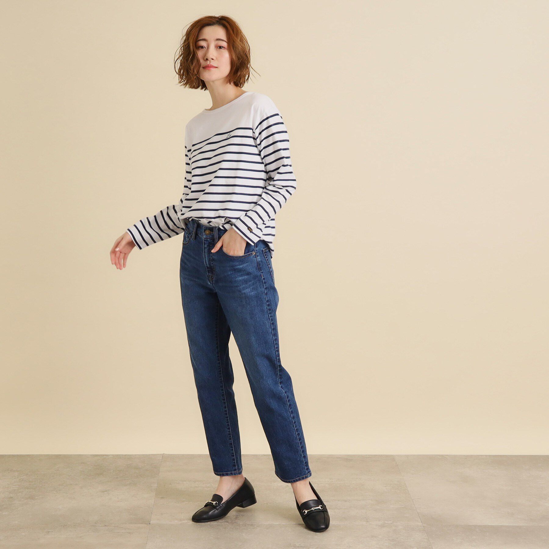 grove「【Ｌｅｅ&times;ｇｒｏｖｅ別注】ＢＡＳＱＵＥ　ＳＨＩＲＴ」|Tシャツ・カットソー|