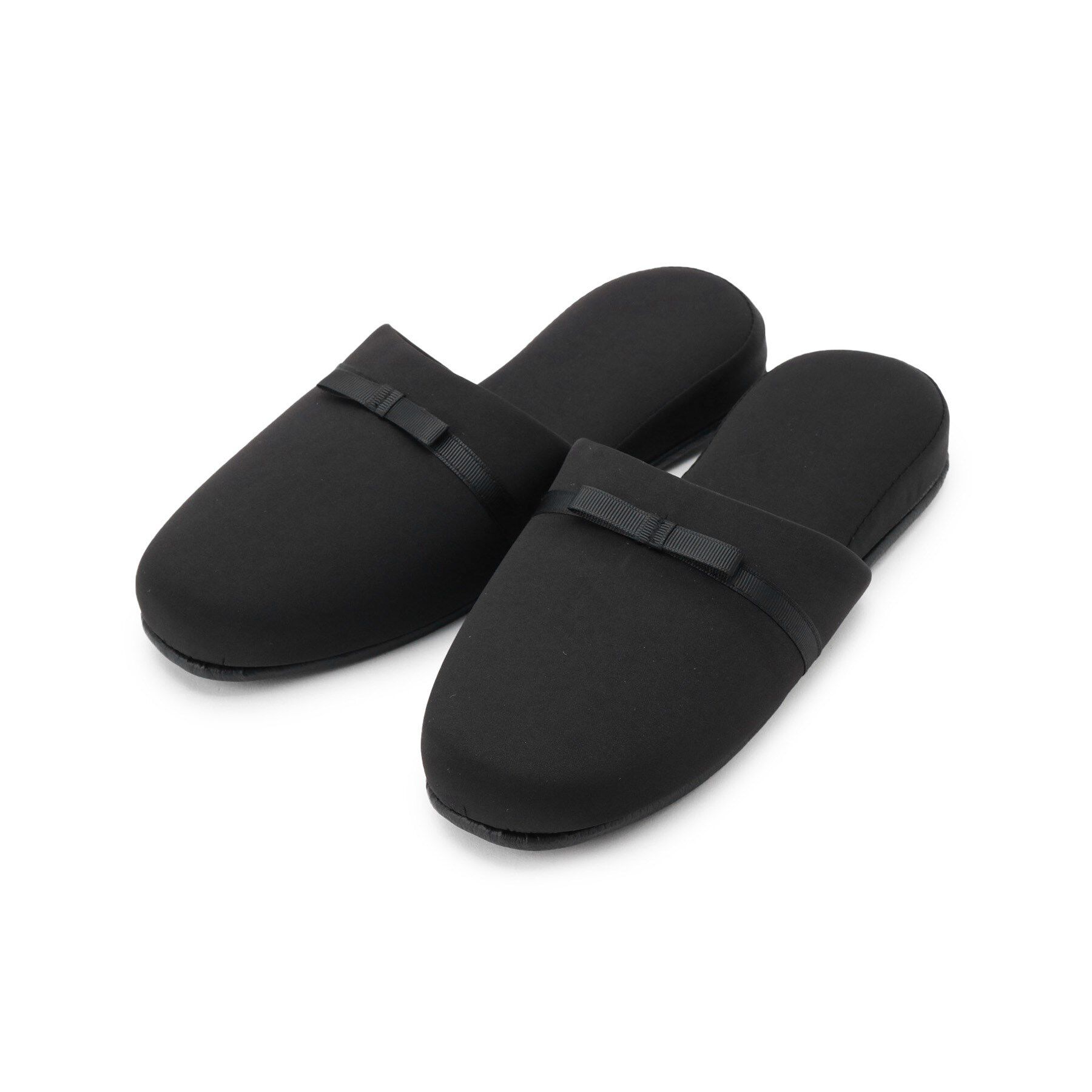 grove「袋付きスリッパ」|クッション・クッションカバー|ブラック(019)